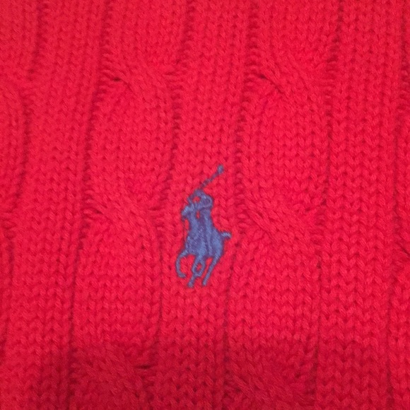 Ralph Lauren Red Knit Sweater - Picture 3 of 6